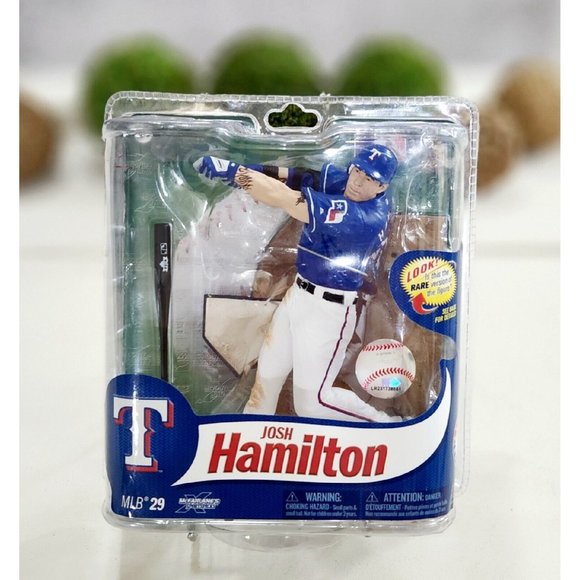 Josh Hamilton McFarlane MLB Series 29 Texas Rangers Baseball Team Blue - Picture 1 of 2
